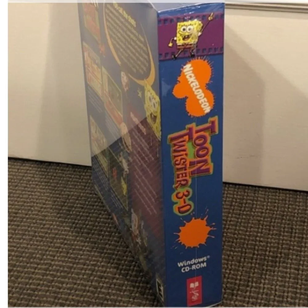 NICKELODEON TOON TWISTER 3D. NEW IN BOX. NEVER OPENED & ORIGINAL PLASTIC